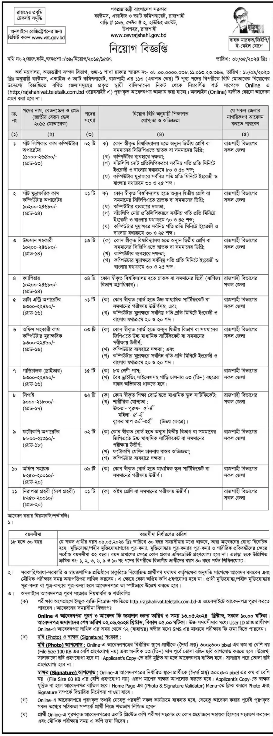 Custom Excise and Vat Commissionerate